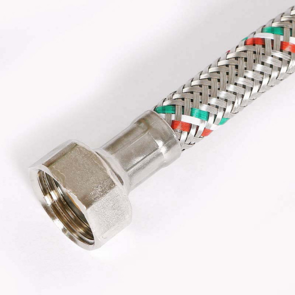 Подводка гибкая Uni-Fitt 1000 мм 1/2" НВ DN 8 оплётка из нерж. стали (501S2010) Подводка гибкая Uni-Fitt 1000 мм 1/2" НВ DN 8 оплётка из нерж. стали (501S2010)