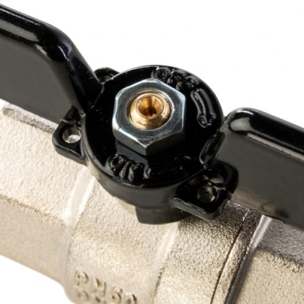 Кран 3/4" ВВ шаровый Stout (черная бабочка, полнопроходной) SVB-0002-000020