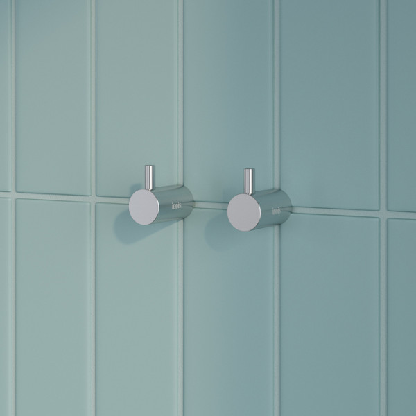 Крючок одинарный комплект сплав металлов Petite хром матовый Iddis (PET2SS2i41)