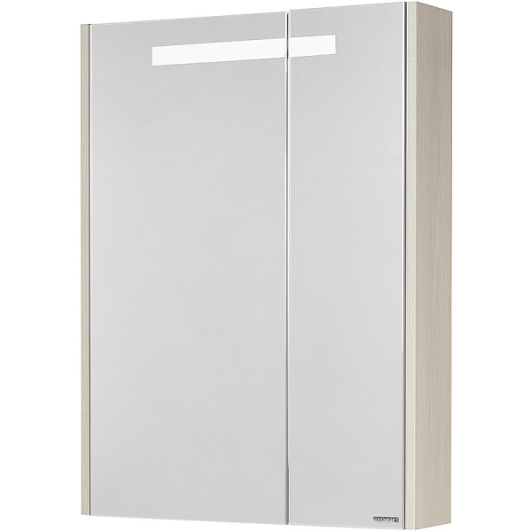 Зеркало-шкаф Aquaton Верди 60 Белый/Ясень фабрик (1A206902VDAV0)