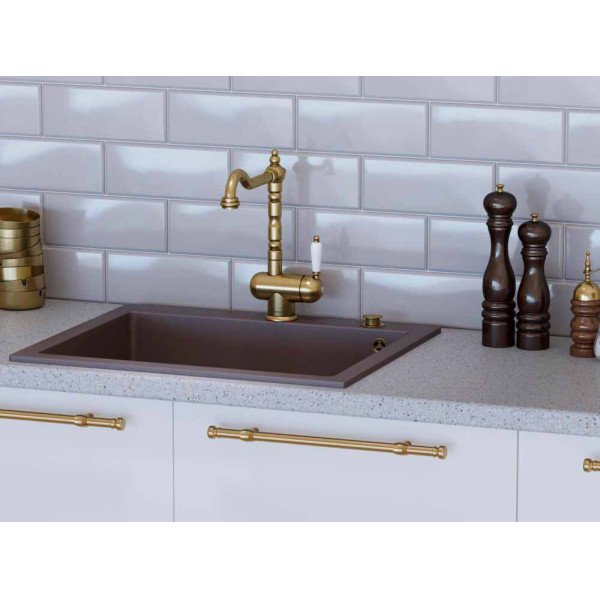 Мойки врезные Omoikiri Bosen 61-ES 50x61 tetogranit/espresso (4997211)