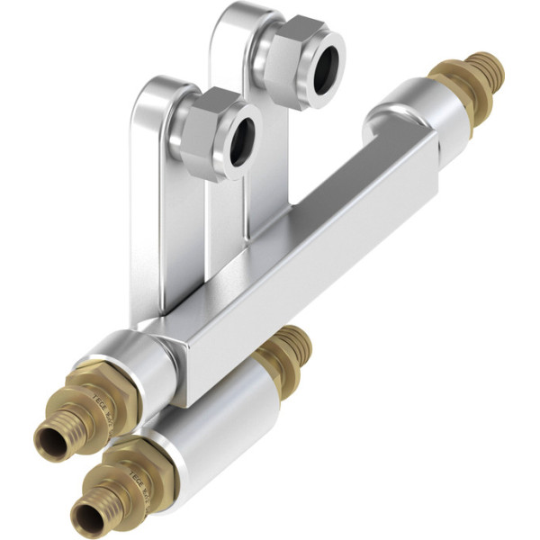 Двойной тройник для подключения радиаторов TECEflex 16х15хЗагл (730130) Двойной тройник для подключения радиаторов TECEflex 16х15хЗагл (730130)