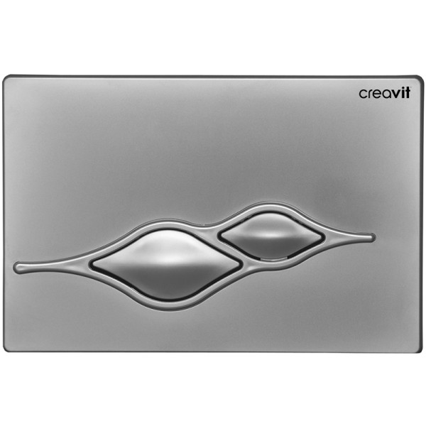 Клавиша смывная Creavit UFO серый матовый (GP1002.00)