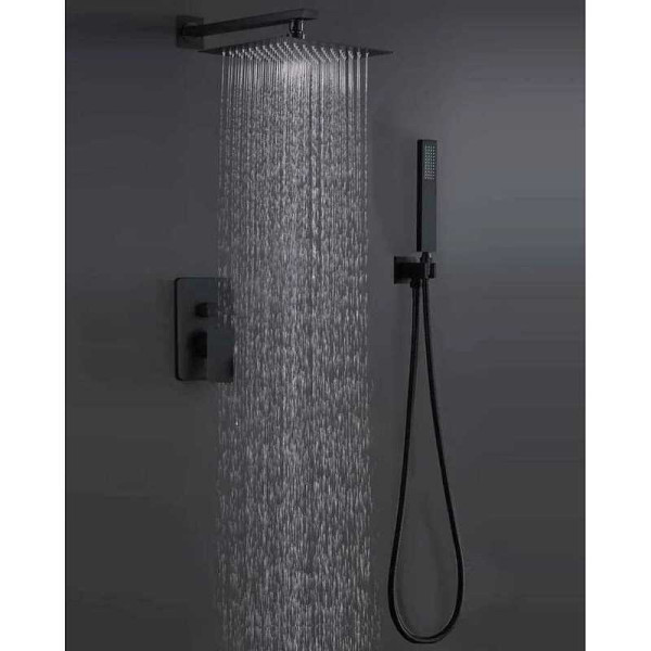 Душевая система ALMAes Leine черная матовая (TVZ-0810)