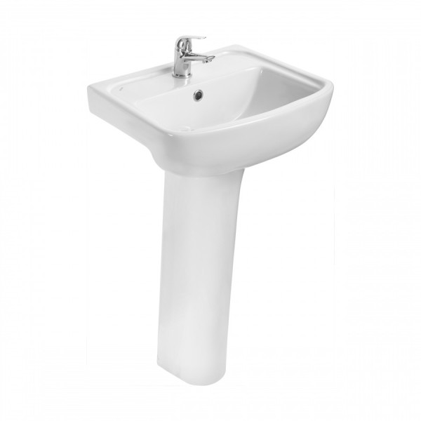 Раковина подвесная Santek Лонги 500x420x195 белая (1WH501754) Раковина подвесная Santek Лонги 500x420x195 белая (1WH501754)