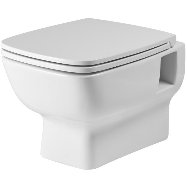 Комплект инсталляция с унитазом и клавишей Santek Нео rimless с сиденьем SC с клавишей черной (1WH501777)