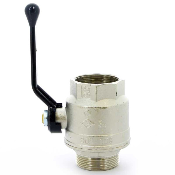 Кран Bugatti 2" ВН шаровый Oregon 305 (черная ручка) (03050092)