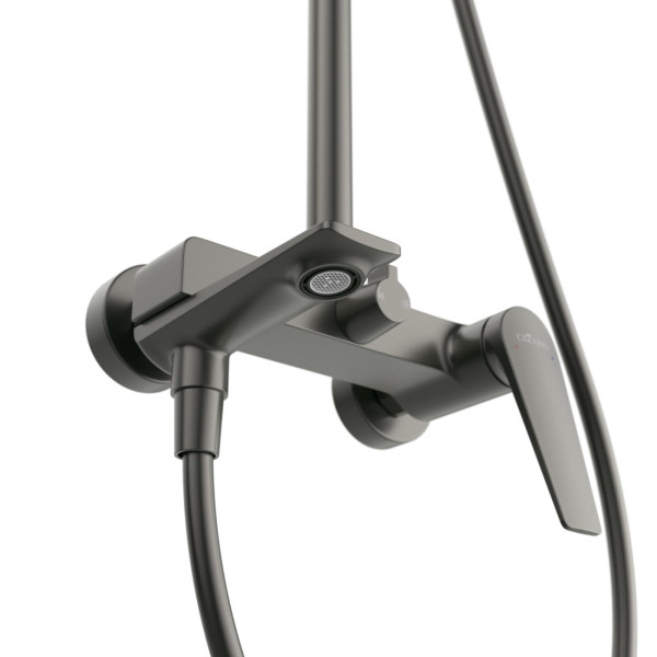 Душевая система Cezares Liner оружейная сталь (LINER-CVD-GM)