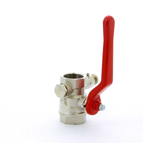 Кран Itap 3/4" ВВ шаровый (спускной клапан, красная ручка) (1150034)