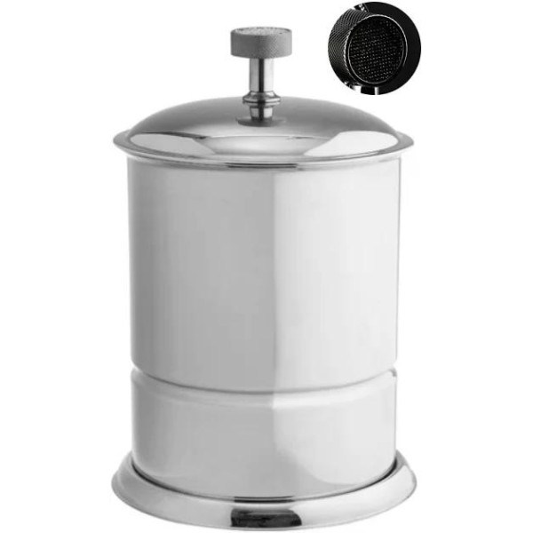 Ведро для мусора Boheme Royal Cristal 21x21x29 хром (10927-CR-B)