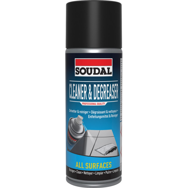 Очиститель и обезжириватель поверхностей Soudal Cleaner & Degreaser 6*400мл (119708)