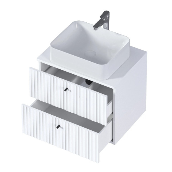 Тумба подвесная 1Marka Desire 600x500x487 белый (Ц0000033177)