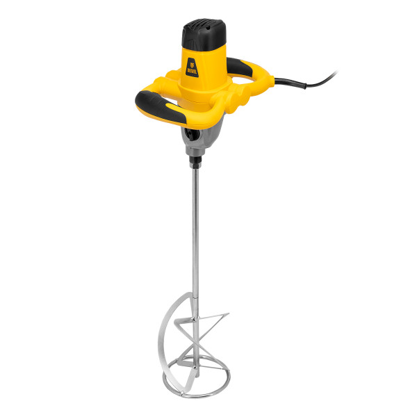 Миксер строительный Denzel EM-1-1600, 1600 Вт, 180-460/300-750 об/мин (27904)