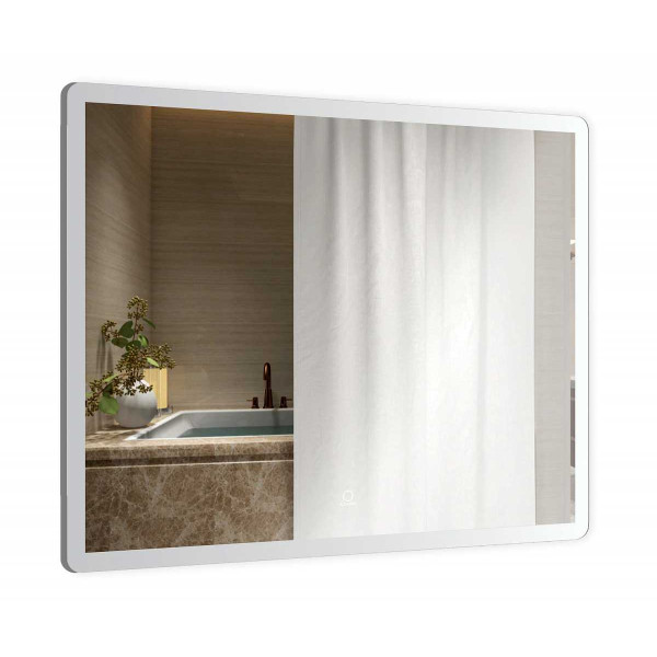 Зеркало Azario 800х680 сенсорный выключатель с функцией диммера (AZ-Z-061-1CS)