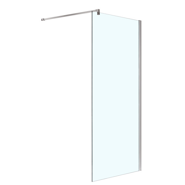 Душевая перегородка Azario Chicago Walk-in 80x195 стекло прозрачное профиль хром серебро (AZ-NAR6310 80)