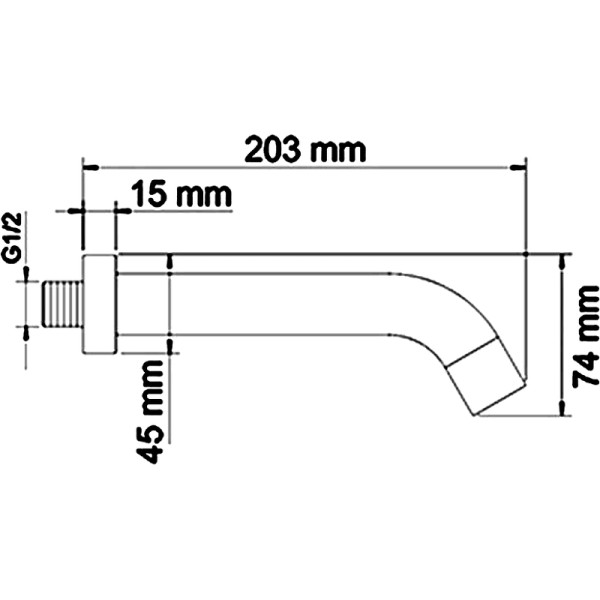 Душевая система WasserKRAFT хром (A171568 Thermo)