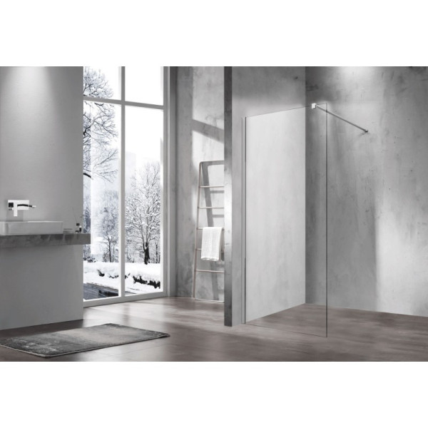 Душевая перегородка Vincea Walk-In 1000х2000 стекло прозрачное, профиль хром (VSW-1H110CL) Душевая перегородка Vincea Walk-In 1000х2000 стекло прозрачное, профиль хром (VSW-1H110CL)
