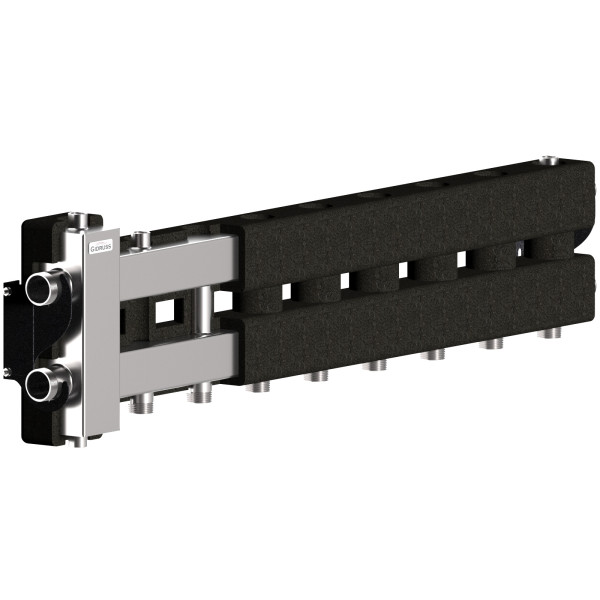 Коллектор балансировочный Gidruss BMSS-80-5D.EPP (до 80 кВт, подкл. котла G 1 1/4", 4 контура G 1", боковой контур G 1 1/4", 4D-кронштейны K.UMS, EPP- Коллектор балансировочный Gidruss BMSS-80-5D.EPP (до 80 кВт, подкл. котла G 1 1/4", 4 контура G 1", боковой контур G 1 1/4", 4D-кронштейны K.UMS, EPP-