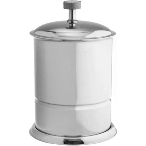 Ведро для мусора Boheme Royal Cristal 21x21x29 хром (10927-CR)
