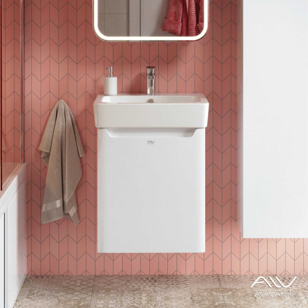 Тумба подвесная Alavann Lana 50 (белая)