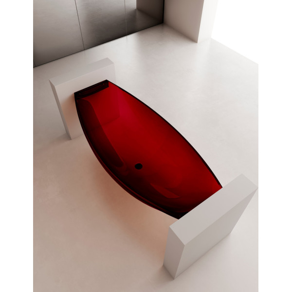 Ванна прозрачная Abber Kristall 180x80 красная (AT9704Rubin) Ванна прозрачная Abber Kristall 180x80 красная (AT9704Rubin)