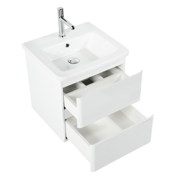 Тумба подвесная BelBagno Albano-CER 50 см Bianco Lucido (Albano-CER-500-2C-SO-BL) Тумба подвесная BelBagno Albano-CER 50 см Bianco Lucido (Albano-CER-500-2C-SO-BL)
