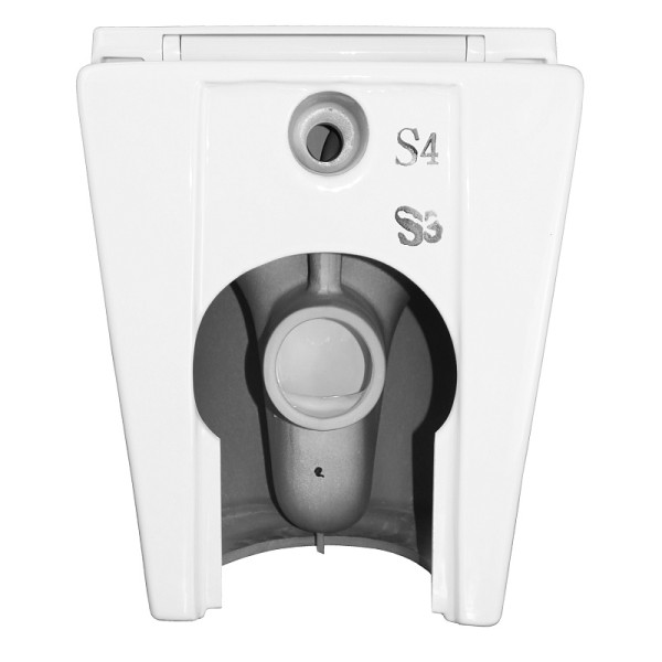 Унитаз напольный Azario Grado с сиденьем с микролифтом белый (AZ-2141D-UQ1)