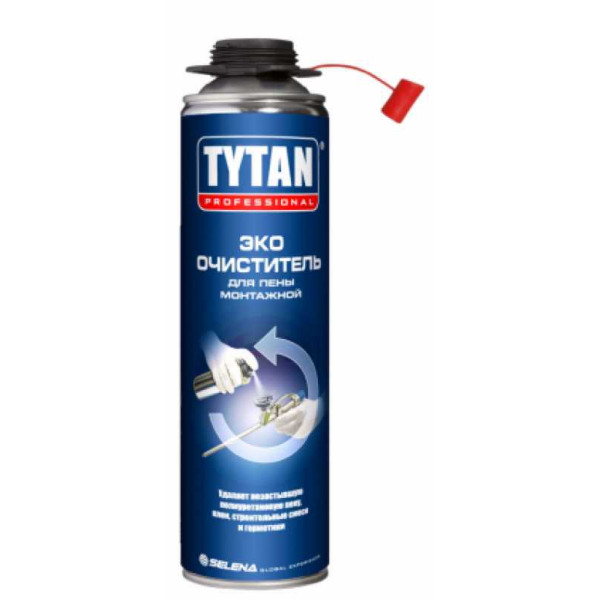 Очиститель для монтажной пены Tytan Professional Eco-Cleaner 500 мл Очиститель для монтажной пены Tytan Professional Eco-Cleaner 500 мл