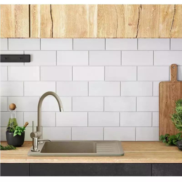 Мойка для кухни Rea sten biege гранит 79,5x48x20 бежевая (ZLE-00108)