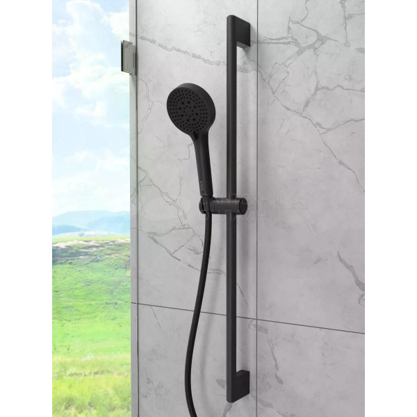 Душевой гарнитур Vitra 3 режима черный матовый (A4590836EXP) Душевой гарнитур Vitra 3 режима черный матовый (A4590836EXP)