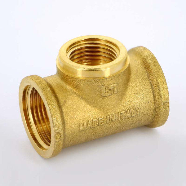 Тройник переходной 3/4"х1/2"х3/4" Uni-Fitt (латунь) 615G3230