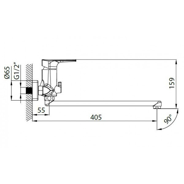 Смеситель для ванны и душа Iddis Harizma (HARSBL2i10) Смеситель для ванны и душа Iddis Harizma (HARSBL2i10)