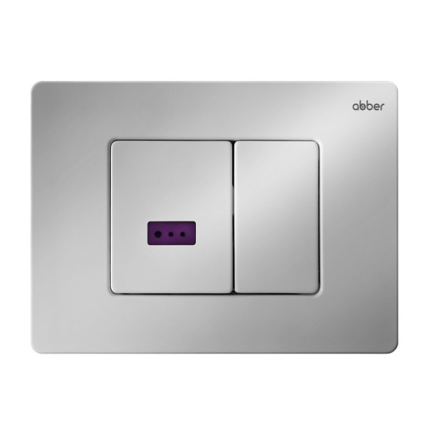 Клавиша смывная Abber с клавишей хром глянцевый (AC0122S)