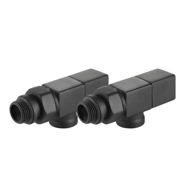 Комплект дизайн-вентилей Royal Thermo CUBE 1/2" осевой (черный) (RTE 56.0004) Комплект дизайн-вентилей Royal Thermo CUBE 1/2" осевой (черный) (RTE 56.0004)