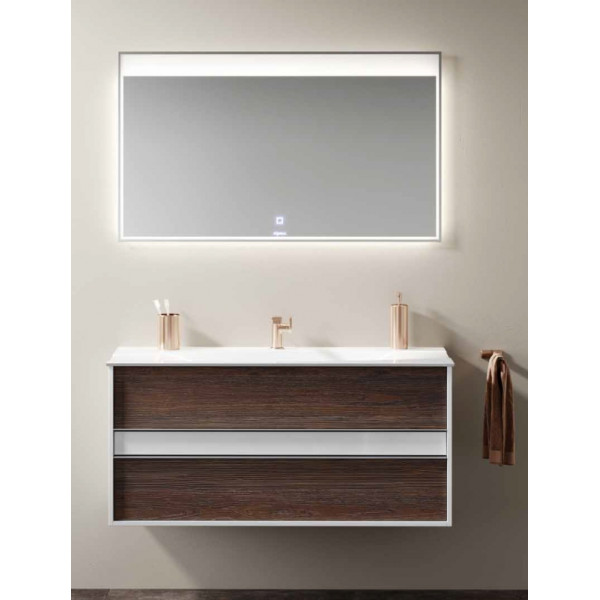 Тумба подвесная Aqwella Evolution 1000x520x570 темное дерево/белый глянец (EV0110CD) Тумба подвесная Aqwella Evolution 1000x520x570 темное дерево/белый глянец (EV0110CD)