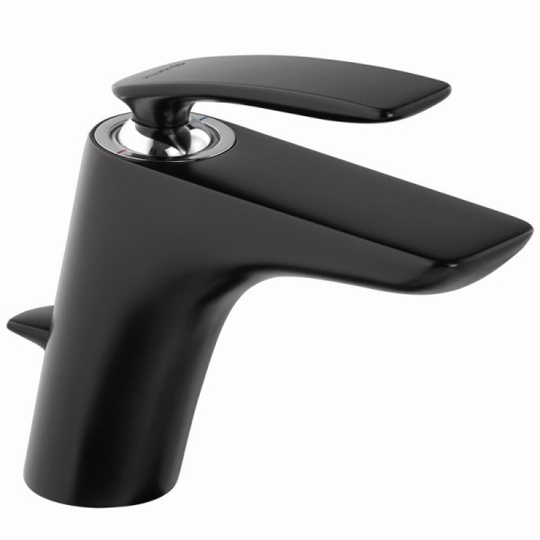 Смеситель для раковины Kludi Balance черный, донный клапан (520238775)