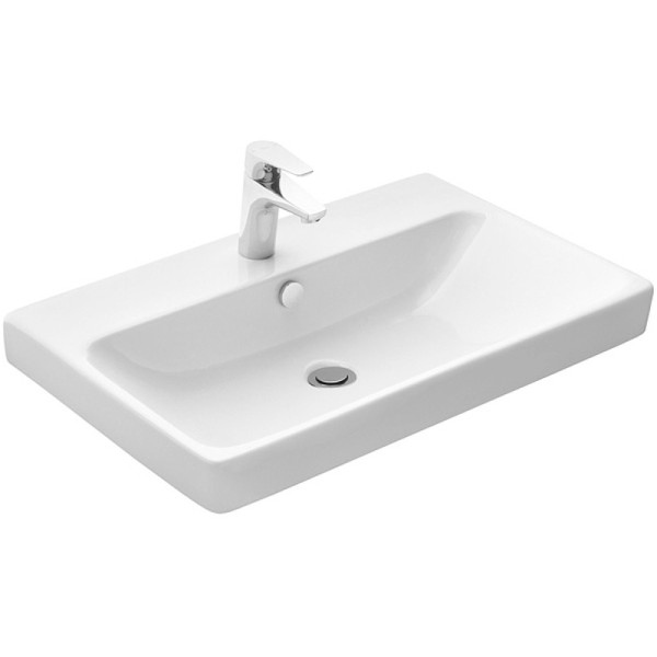 Тумба подвесная с раковиной Comforty Вена 700x450x610 дуб дымчатый (00-00008929)