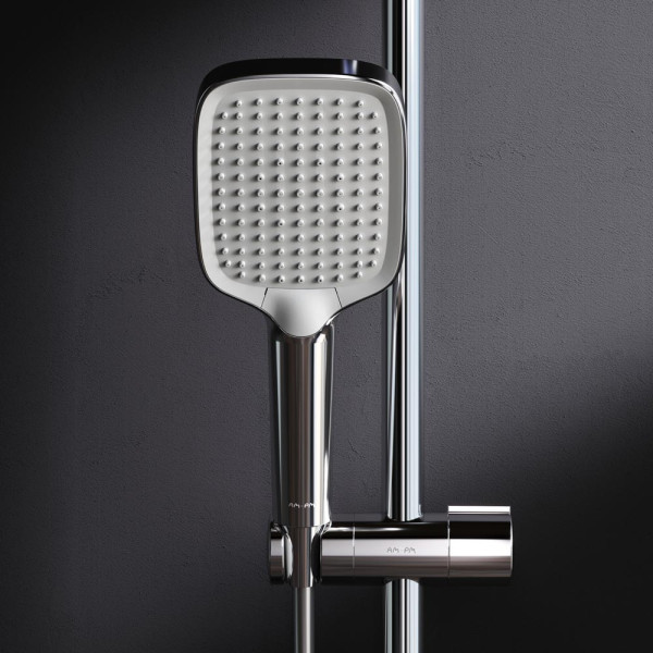 Душевая система AM.PM Func см-ль д/ванны/душа с ТМС, душ.штанга, верхн. душ квадр., ручн.душ, хром (F078F500) Душевая система AM.PM Func см-ль д/ванны/душа с ТМС, душ.штанга, верхн. душ квадр., ручн.душ, хром (F078F500)