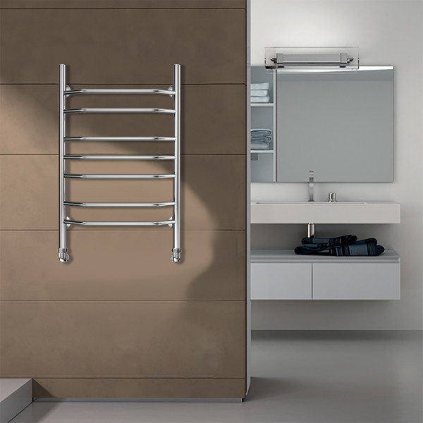 Полотенцесушитель водяной Azario Ravenna 500x800 хром