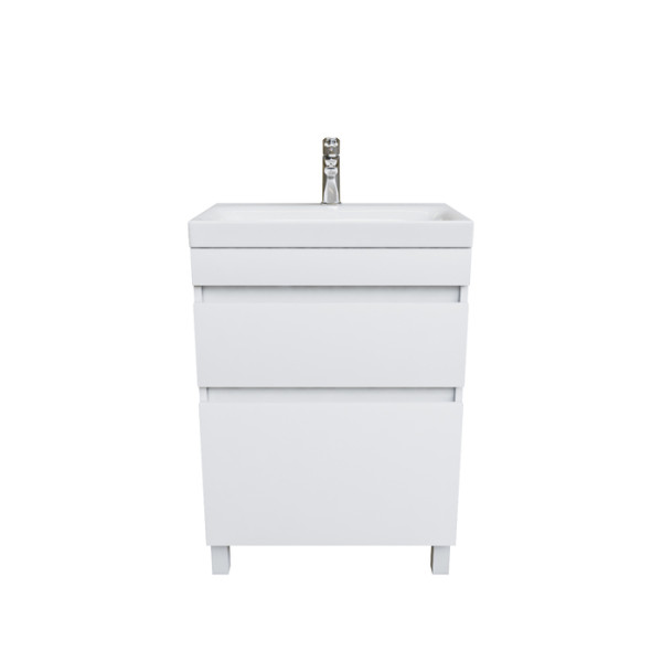 Тумба напольная с ящиками Iddis Zodiac 60x37,3c белая (ZOD6CBFi95)