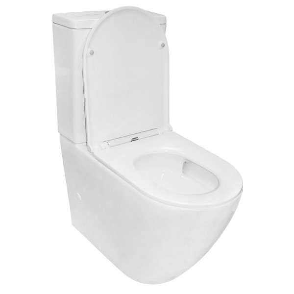 Унитаз напольный Azario Grado с сиденьем с микролифтом белый (AZ-2141 UQ1)