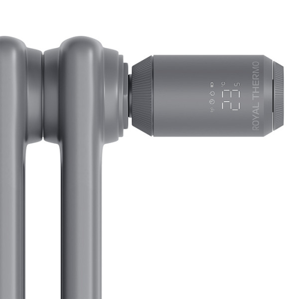 Головка термостатическая М30х1,5 Royal Thermo Smart Heat 2.0 электронная (серебристая) (RATESH23015SS) Головка термостатическая М30х1,5 Royal Thermo Smart Heat 2.0 электронная (серебристая) (RATESH23015SS)