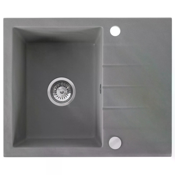 Мойка для кухни Rea north grey гранит 59,5x48,5x18 серая (ZLE-00128)