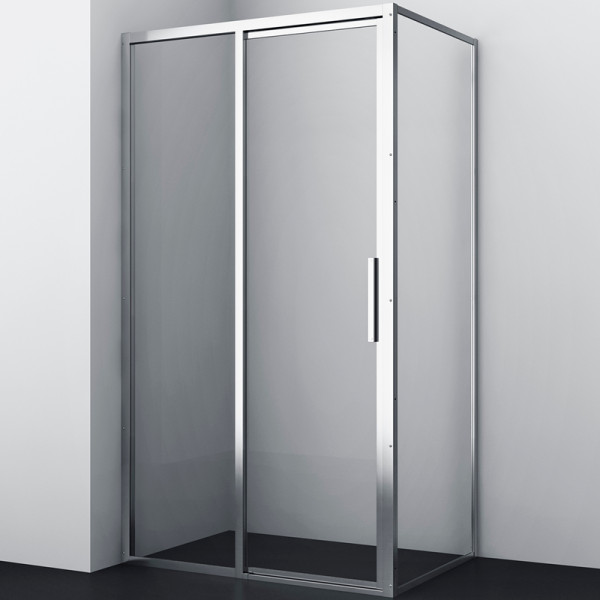 Душевой уголок WasserKRAFT Lopau 32S 120х200х90 стекло прозрачное, профиль хром (32S07L)