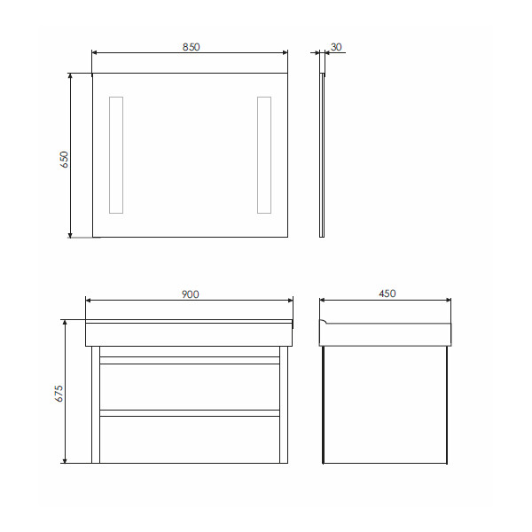 Тумба подвесная Comforty Двина 900x675x450 белый матовый с раковиной (00-00001439) Тумба подвесная Comforty Двина 900x675x450 белый матовый с раковиной (00-00001439)