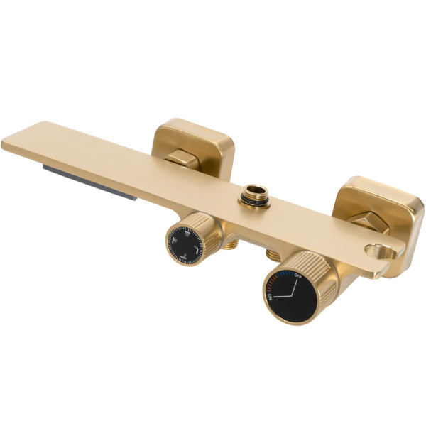 Душевая система на четыре режима Rea Helix Gold mat (REA-P6621)