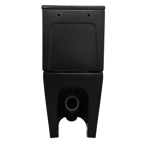 Унитаз напольный Azario Black Queen с сиденьем с микролифтом черный (AZ-8380)