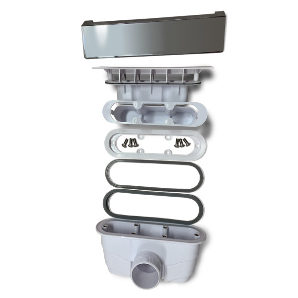 Сифон для душевых поддонов RGW Q10-C хром (03241100-10) Сифон для душевых поддонов RGW Q10-C хром (03241100-10)