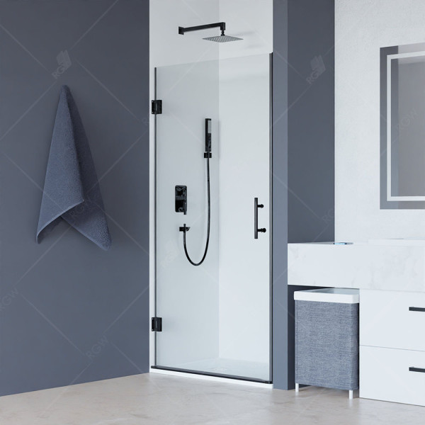 Душевая дверь RGW HO-011-B 900*1950 стекло сатинат, профиль черный (350601109-24)