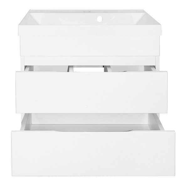 Тумба подвесная Azario с раковиной Эстима 60/2 с раковиной Астория 60 (CS00094582)